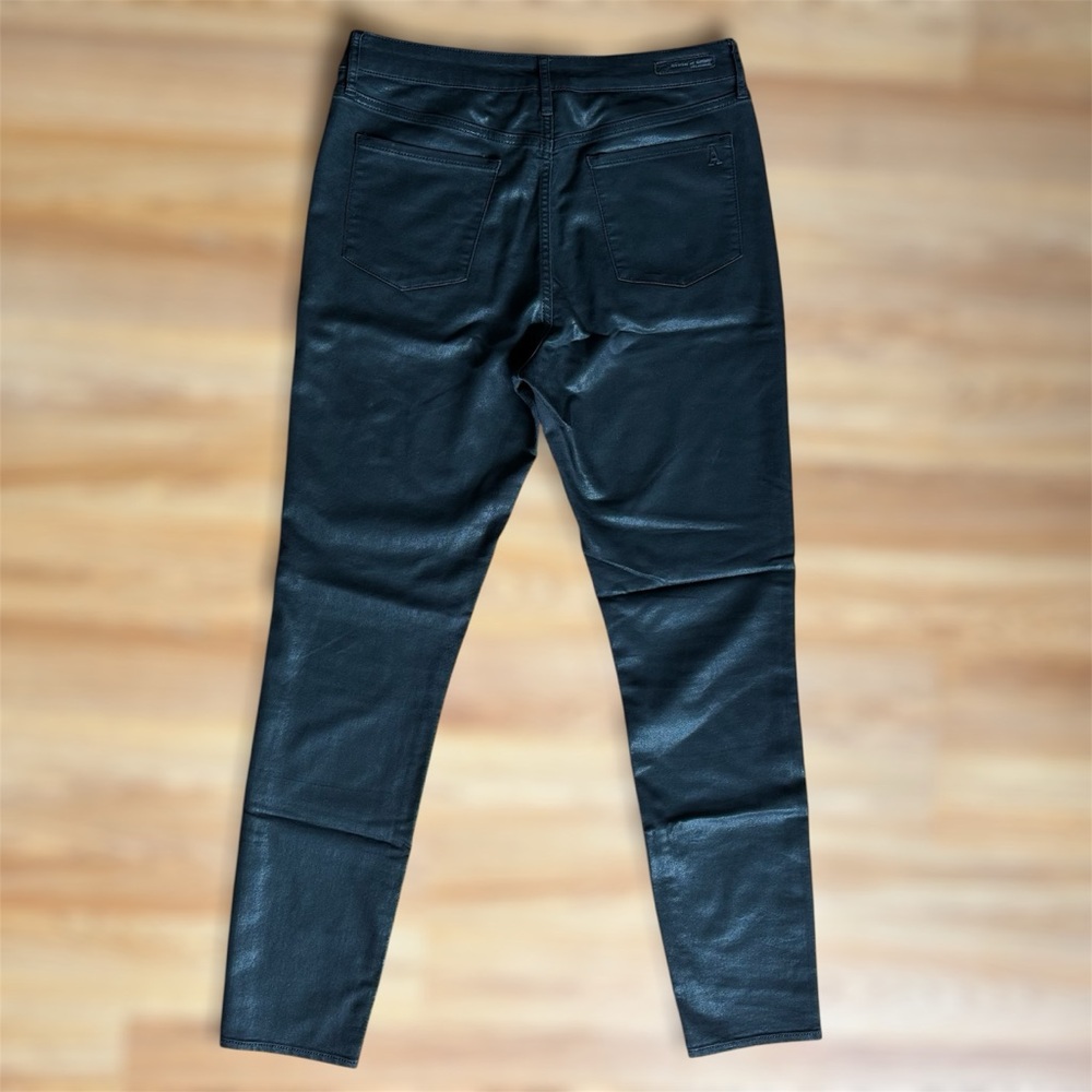 Articles of Society Black Coated High Rise Skinny Jeans Size 30 - Picture 3 of 12